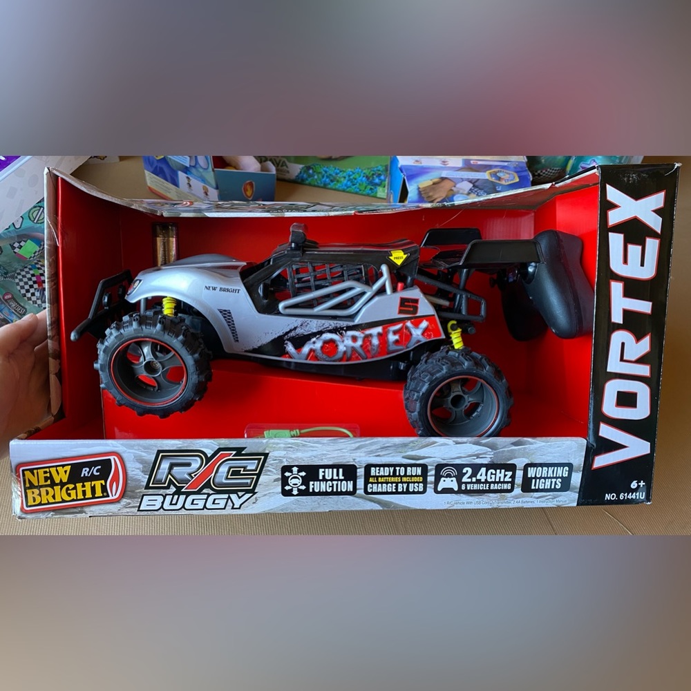 Remote control vehicle.